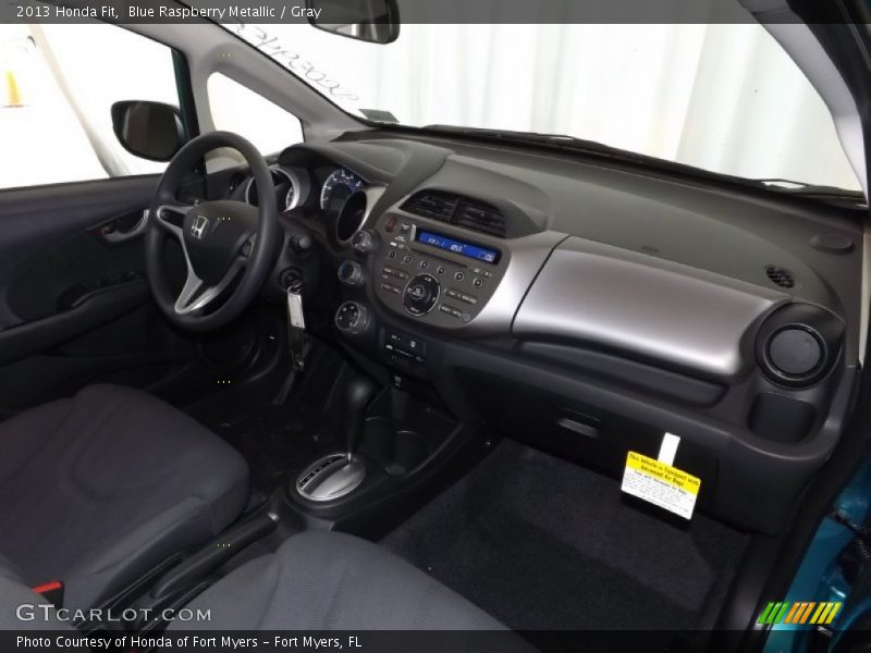Blue Raspberry Metallic / Gray 2013 Honda Fit