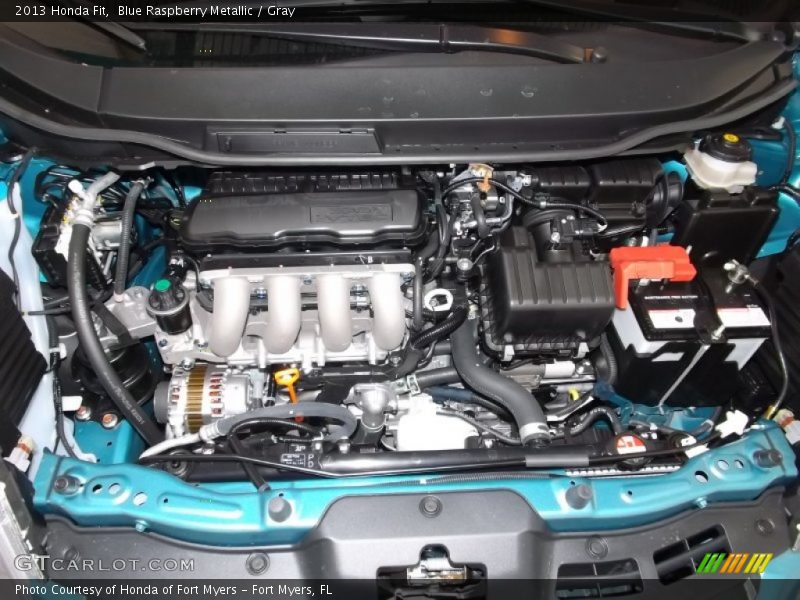 Blue Raspberry Metallic / Gray 2013 Honda Fit