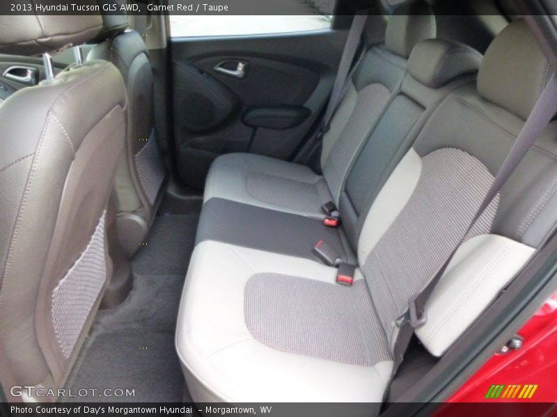 Garnet Red / Taupe 2013 Hyundai Tucson GLS AWD