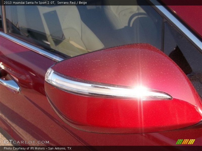 Serrano Red / Beige 2013 Hyundai Santa Fe Sport 2.0T