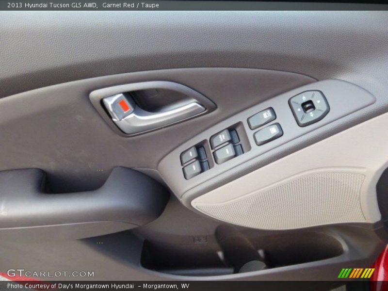 Garnet Red / Taupe 2013 Hyundai Tucson GLS AWD