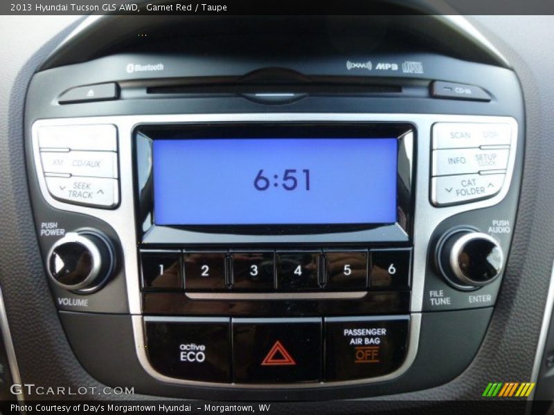Garnet Red / Taupe 2013 Hyundai Tucson GLS AWD