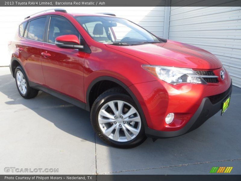 Barcelona Red Metallic / Ash 2013 Toyota RAV4 Limited