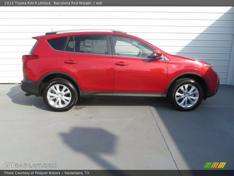 Barcelona Red Metallic / Ash 2013 Toyota RAV4 Limited