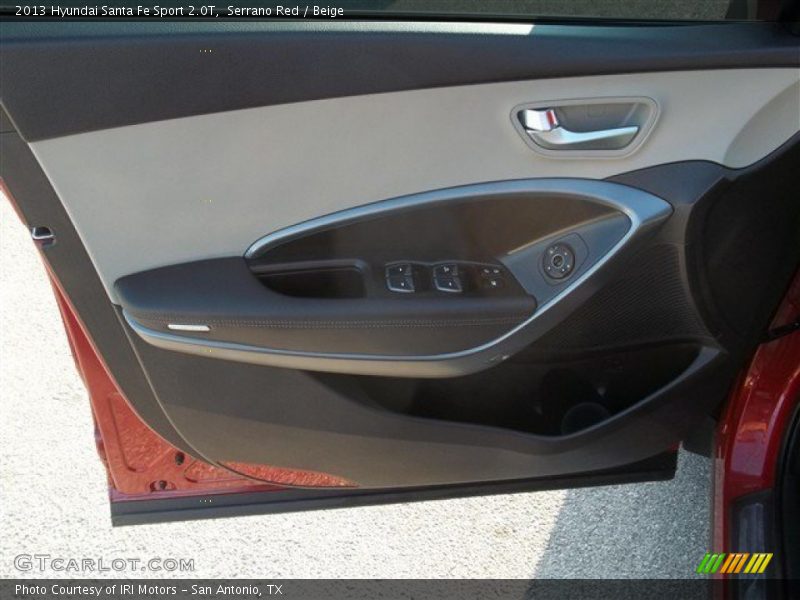 Serrano Red / Beige 2013 Hyundai Santa Fe Sport 2.0T