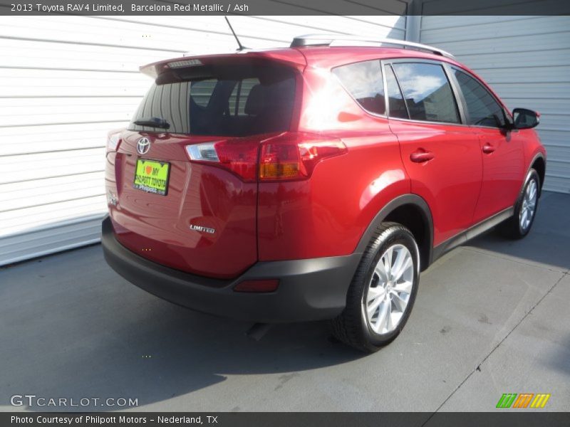 Barcelona Red Metallic / Ash 2013 Toyota RAV4 Limited