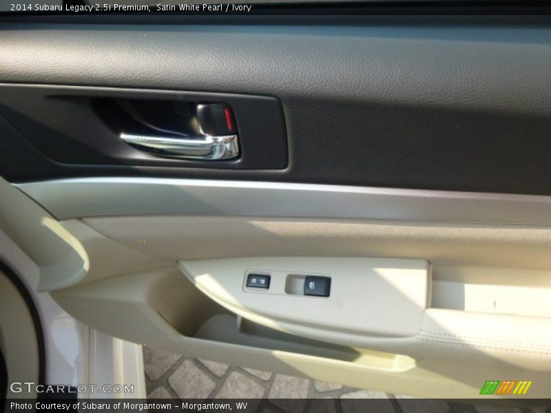 Satin White Pearl / Ivory 2014 Subaru Legacy 2.5i Premium