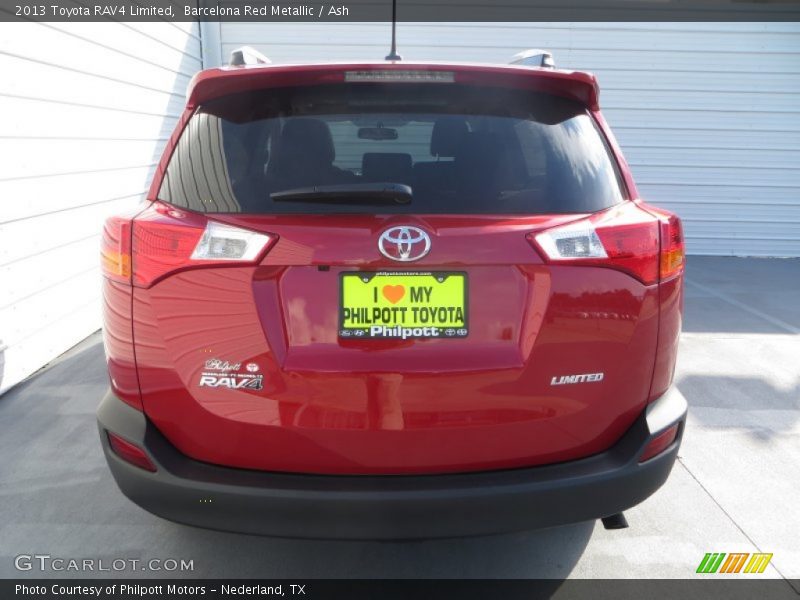 Barcelona Red Metallic / Ash 2013 Toyota RAV4 Limited
