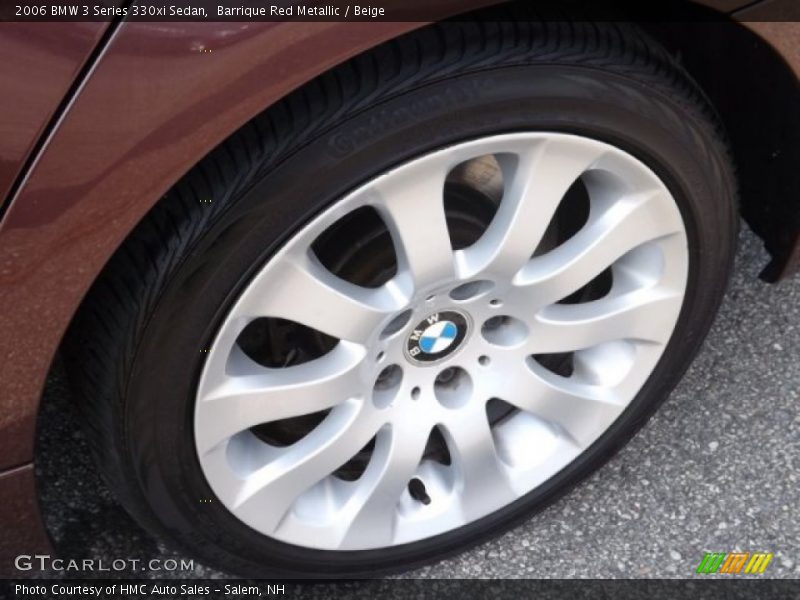 Barrique Red Metallic / Beige 2006 BMW 3 Series 330xi Sedan