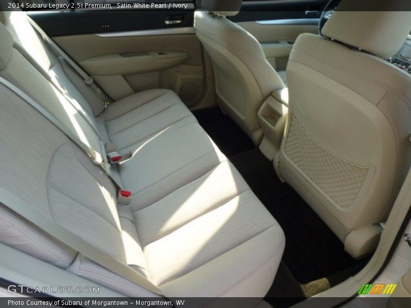 Satin White Pearl / Ivory 2014 Subaru Legacy 2.5i Premium