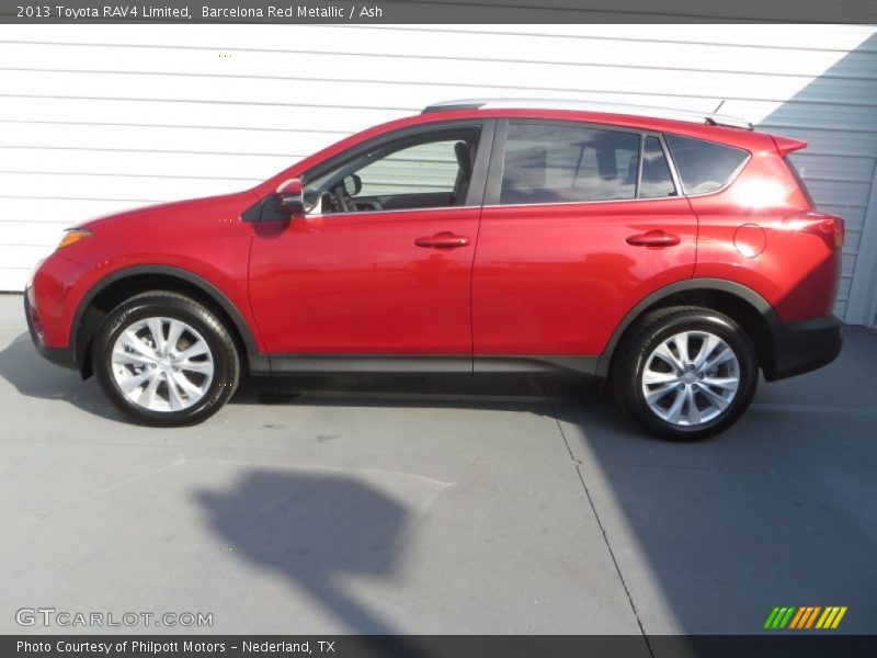 Barcelona Red Metallic / Ash 2013 Toyota RAV4 Limited