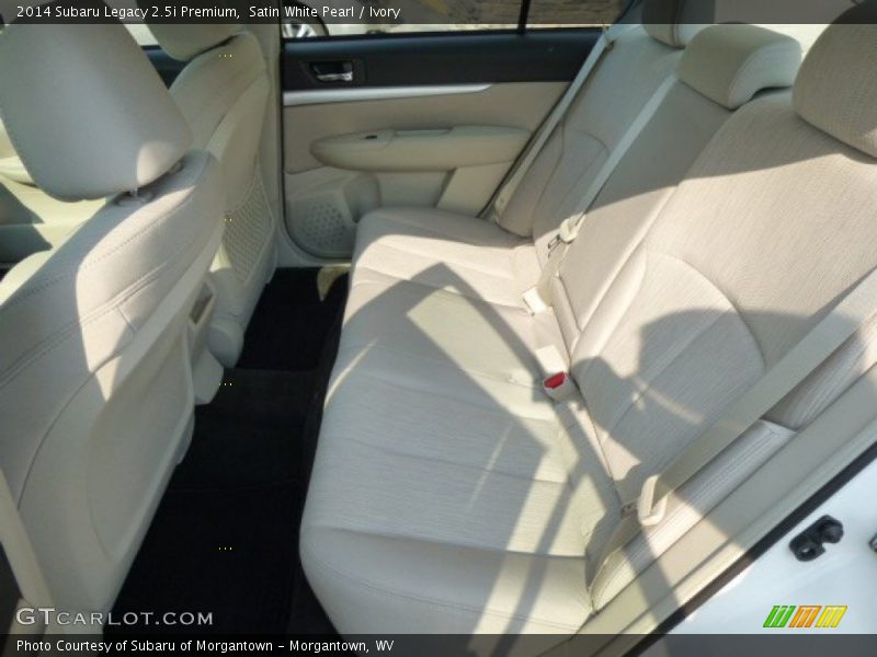 Satin White Pearl / Ivory 2014 Subaru Legacy 2.5i Premium