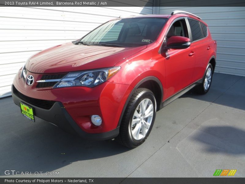 Barcelona Red Metallic / Ash 2013 Toyota RAV4 Limited
