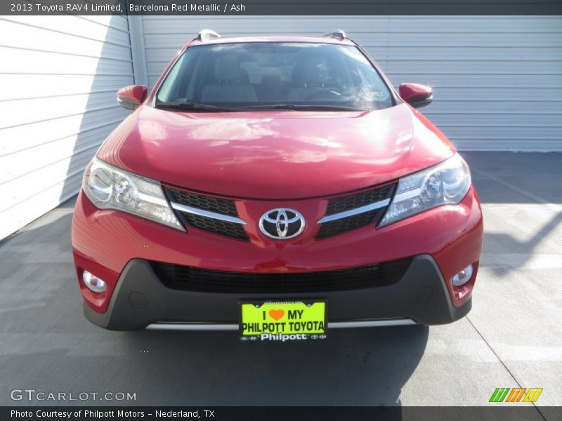 Barcelona Red Metallic / Ash 2013 Toyota RAV4 Limited