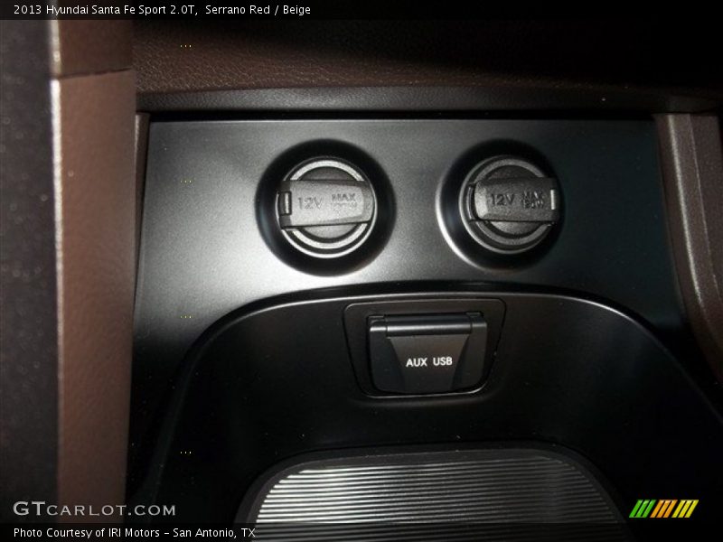 Serrano Red / Beige 2013 Hyundai Santa Fe Sport 2.0T