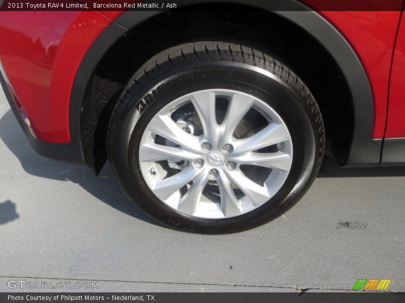 Barcelona Red Metallic / Ash 2013 Toyota RAV4 Limited