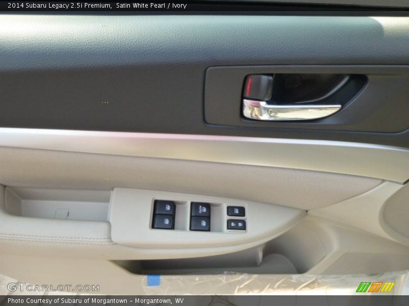 Satin White Pearl / Ivory 2014 Subaru Legacy 2.5i Premium