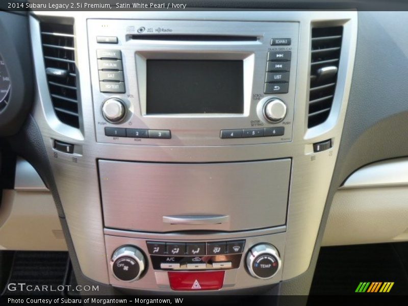 Satin White Pearl / Ivory 2014 Subaru Legacy 2.5i Premium