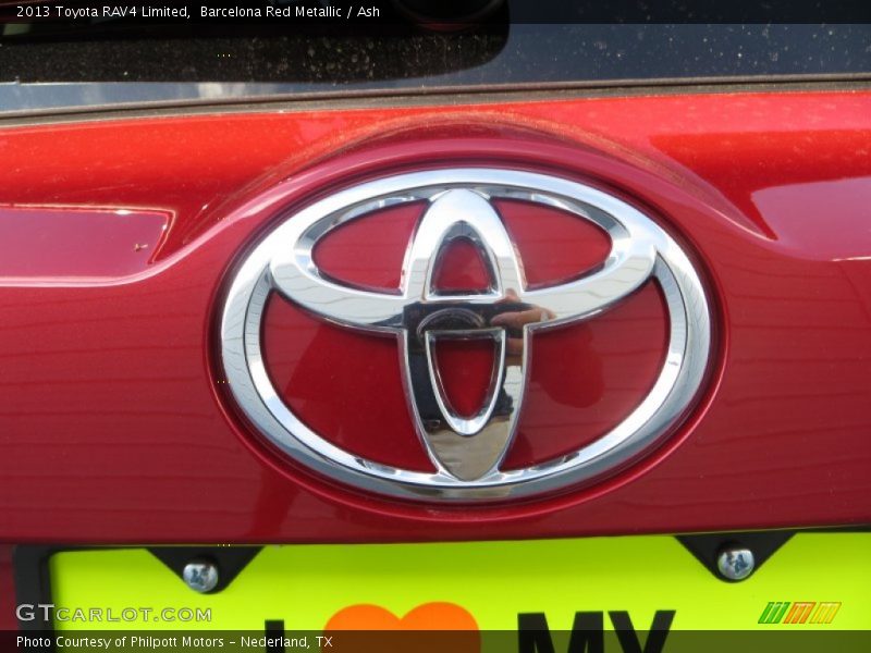 Barcelona Red Metallic / Ash 2013 Toyota RAV4 Limited