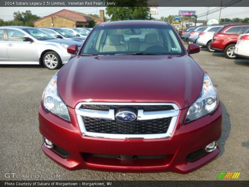 Venetian Red Pearl / Ivory 2014 Subaru Legacy 2.5i Limited