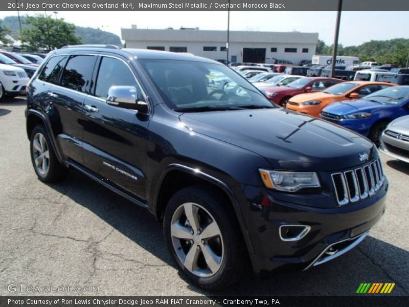 Maximum Steel Metallic / Overland Morocco Black 2014 Jeep Grand Cherokee Overland 4x4