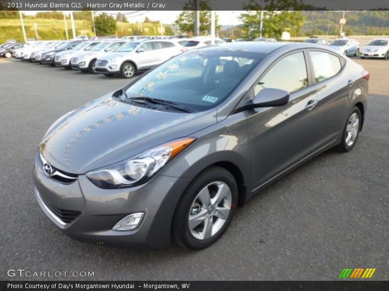 Harbor Gray Metallic / Gray 2013 Hyundai Elantra GLS