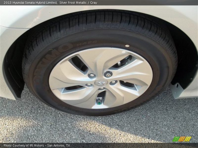 Silver Frost Metallic / Gray 2013 Hyundai Sonata Hybrid Limited