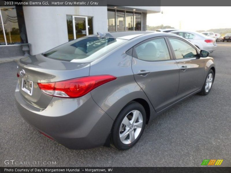 Harbor Gray Metallic / Gray 2013 Hyundai Elantra GLS