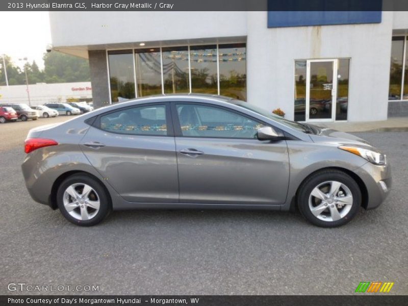 Harbor Gray Metallic / Gray 2013 Hyundai Elantra GLS