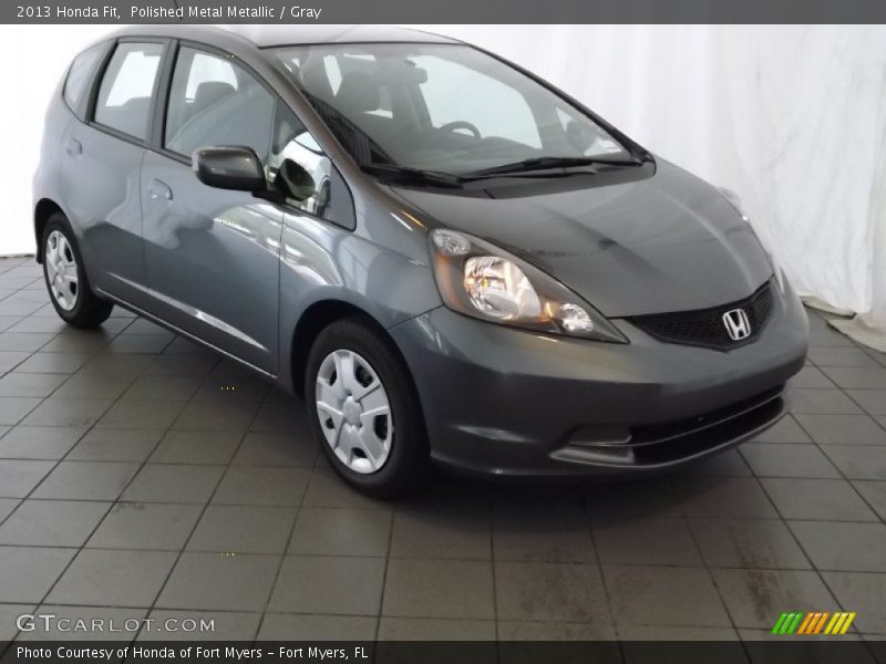 Polished Metal Metallic / Gray 2013 Honda Fit