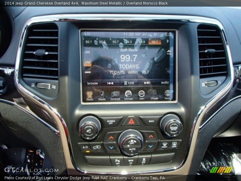 Maximum Steel Metallic / Overland Morocco Black 2014 Jeep Grand Cherokee Overland 4x4