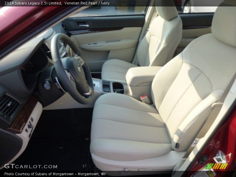 Venetian Red Pearl / Ivory 2014 Subaru Legacy 2.5i Limited