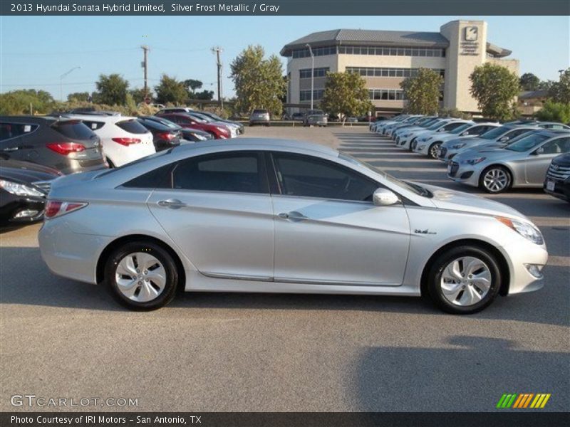 Silver Frost Metallic / Gray 2013 Hyundai Sonata Hybrid Limited