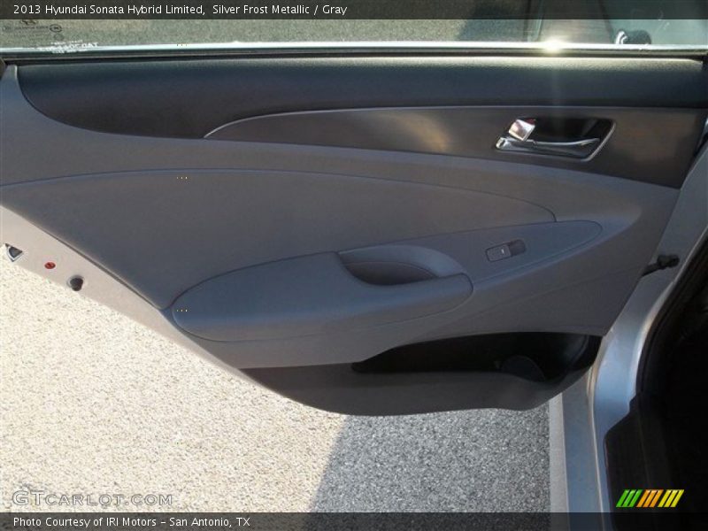 Silver Frost Metallic / Gray 2013 Hyundai Sonata Hybrid Limited