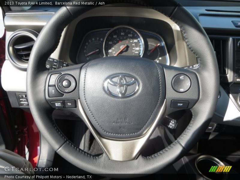Barcelona Red Metallic / Ash 2013 Toyota RAV4 Limited