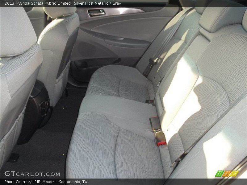 Silver Frost Metallic / Gray 2013 Hyundai Sonata Hybrid Limited