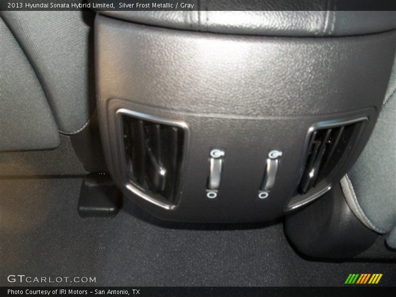Silver Frost Metallic / Gray 2013 Hyundai Sonata Hybrid Limited