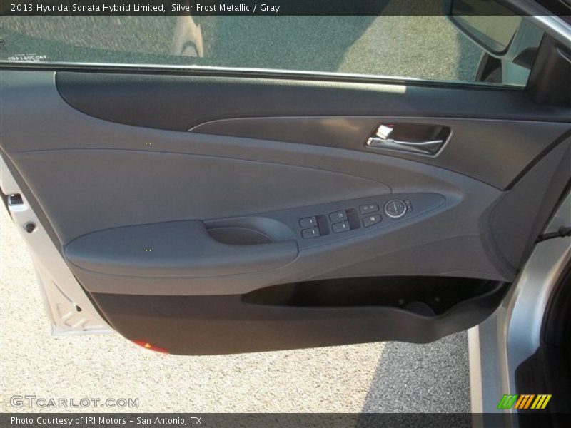 Silver Frost Metallic / Gray 2013 Hyundai Sonata Hybrid Limited