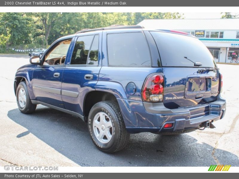 Indigo Blue Metallic / Medium Oak 2003 Chevrolet TrailBlazer LS 4x4