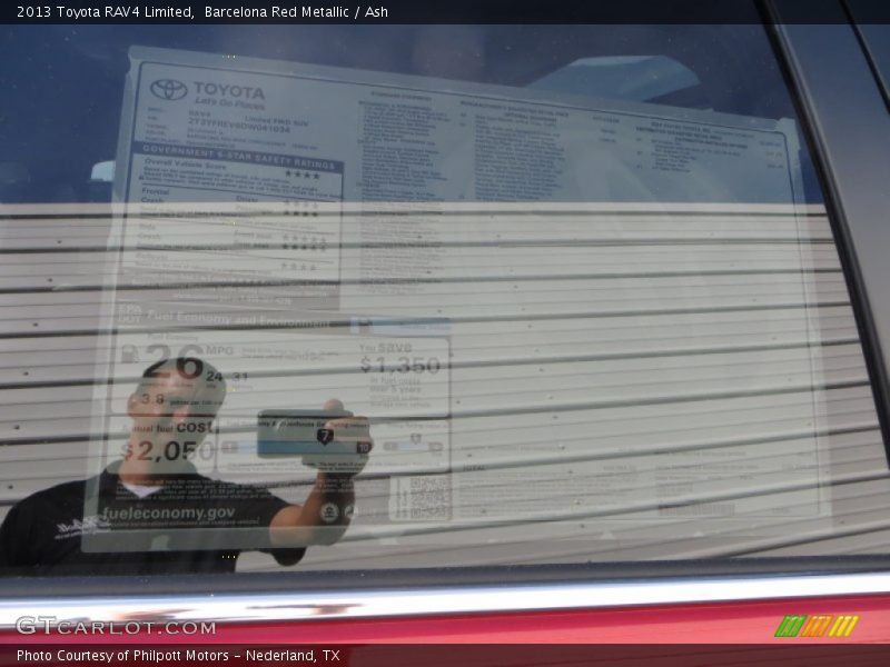 Barcelona Red Metallic / Ash 2013 Toyota RAV4 Limited