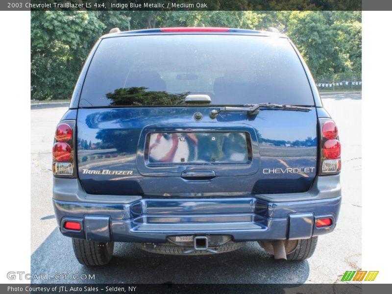 Indigo Blue Metallic / Medium Oak 2003 Chevrolet TrailBlazer LS 4x4