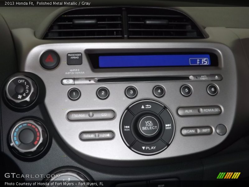 Polished Metal Metallic / Gray 2013 Honda Fit