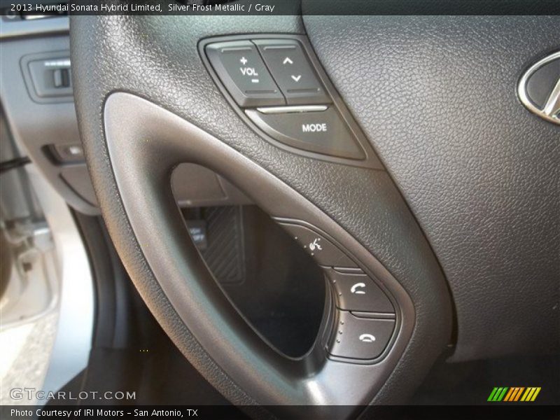 Silver Frost Metallic / Gray 2013 Hyundai Sonata Hybrid Limited