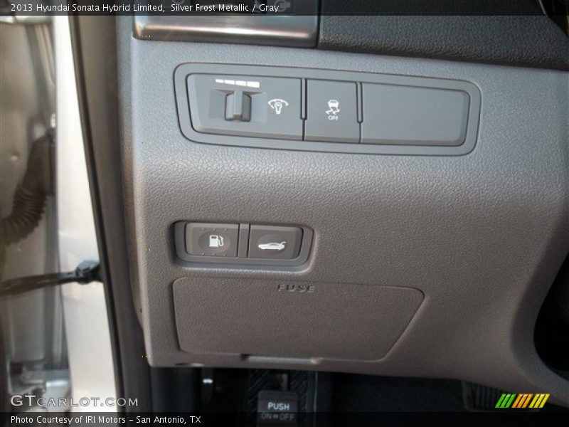Silver Frost Metallic / Gray 2013 Hyundai Sonata Hybrid Limited