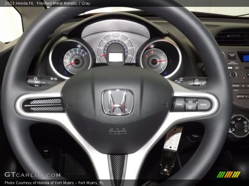 Polished Metal Metallic / Gray 2013 Honda Fit