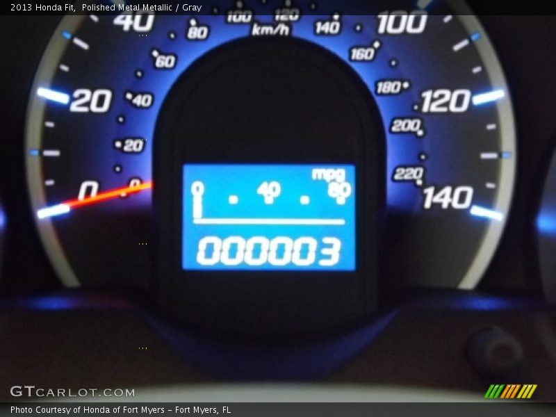 Polished Metal Metallic / Gray 2013 Honda Fit