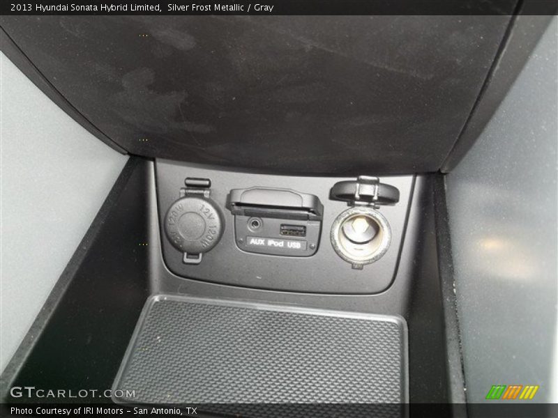 Silver Frost Metallic / Gray 2013 Hyundai Sonata Hybrid Limited