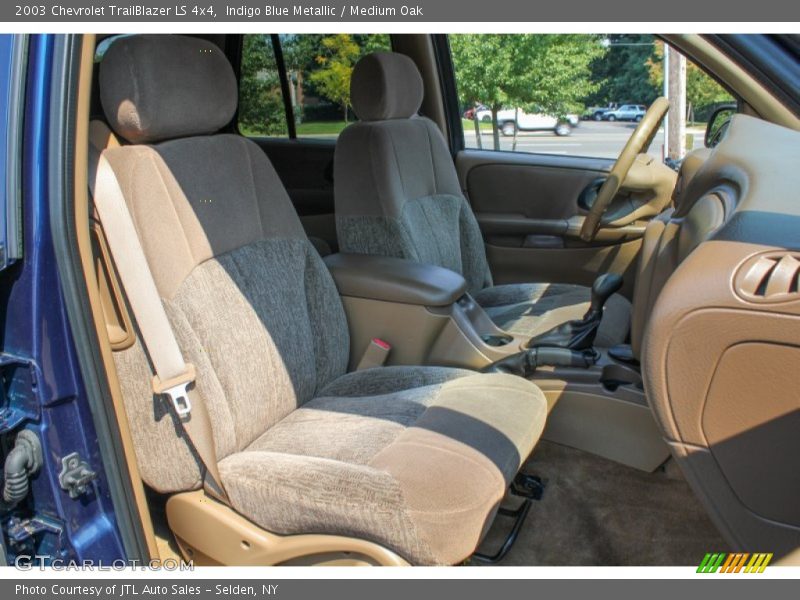 Indigo Blue Metallic / Medium Oak 2003 Chevrolet TrailBlazer LS 4x4