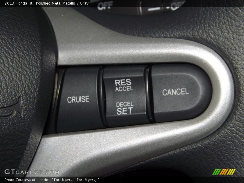 Polished Metal Metallic / Gray 2013 Honda Fit