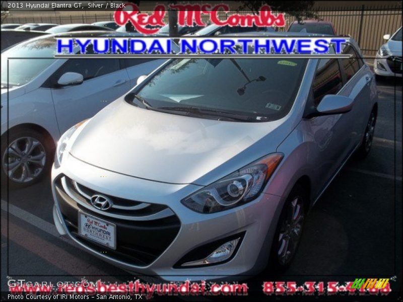 Silver / Black 2013 Hyundai Elantra GT